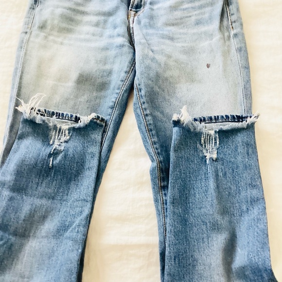 R13 Alison Skinny Rips Jeans SZ 25 - Picture 6 of 6